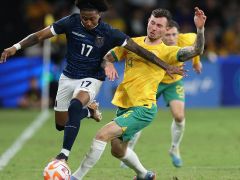 Aiden´s full Socceroos debut against Ecuador